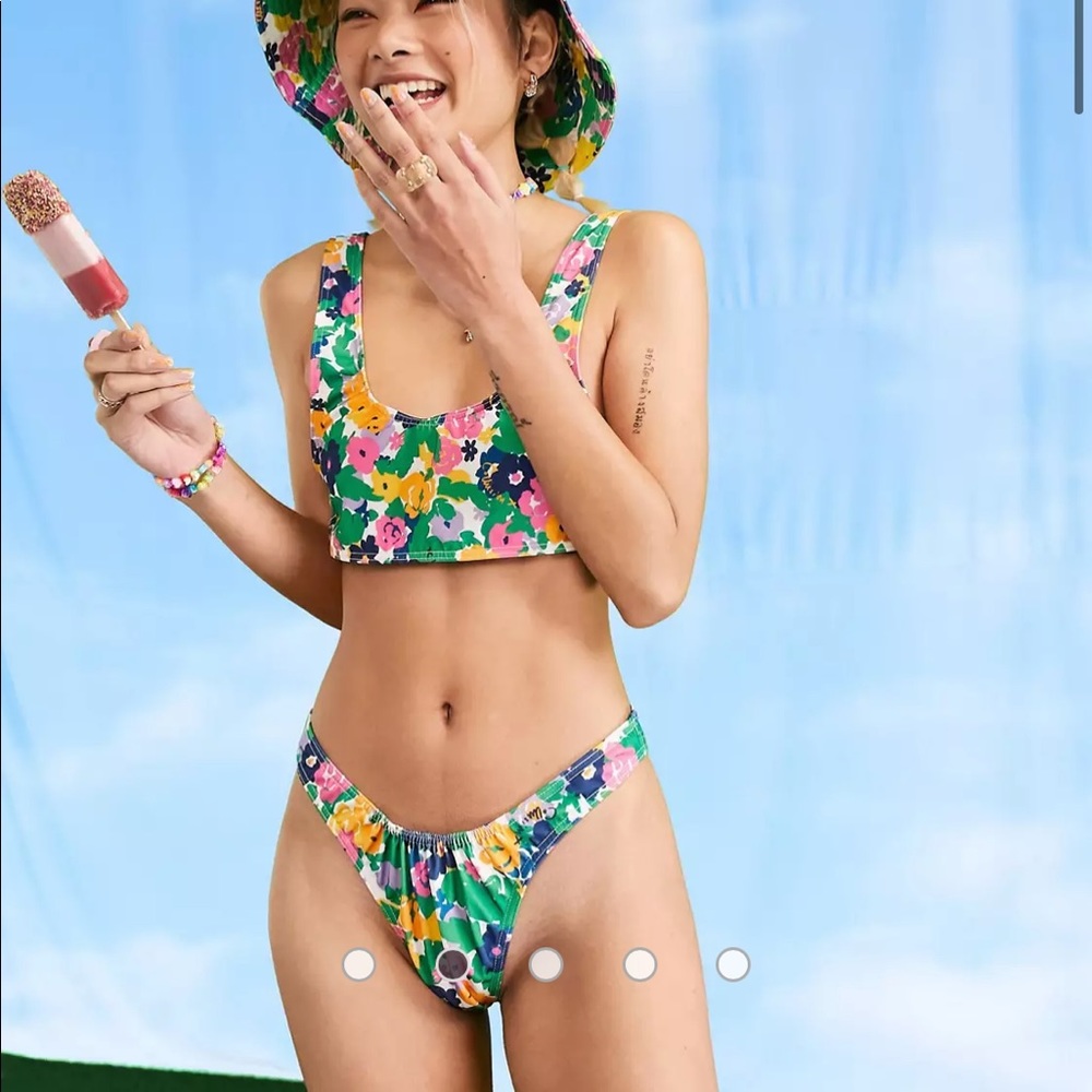 BRAND NEW Collusion Bikini in 80’s Floral